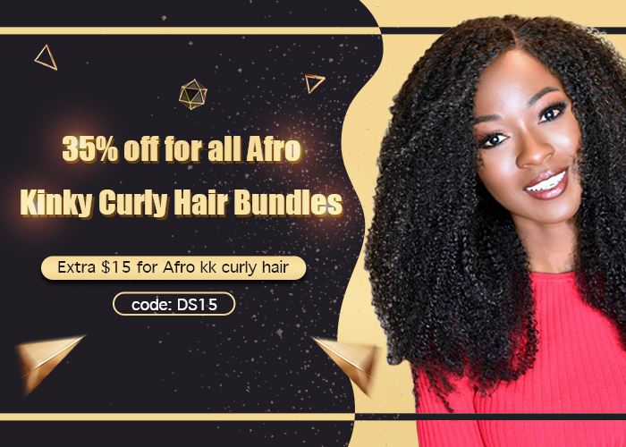 Afro kinky curly hair bundles
