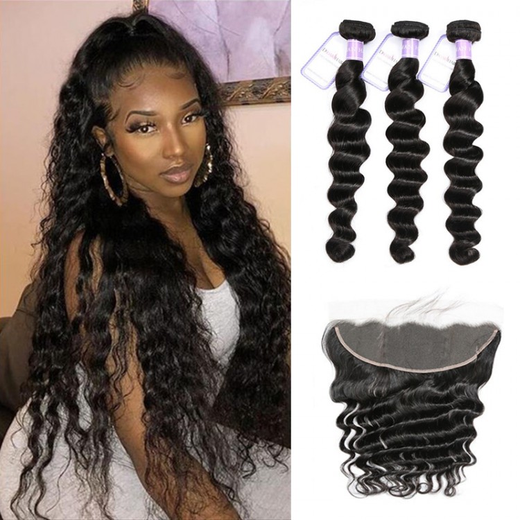 Loose Deep Wave Lace Frontal