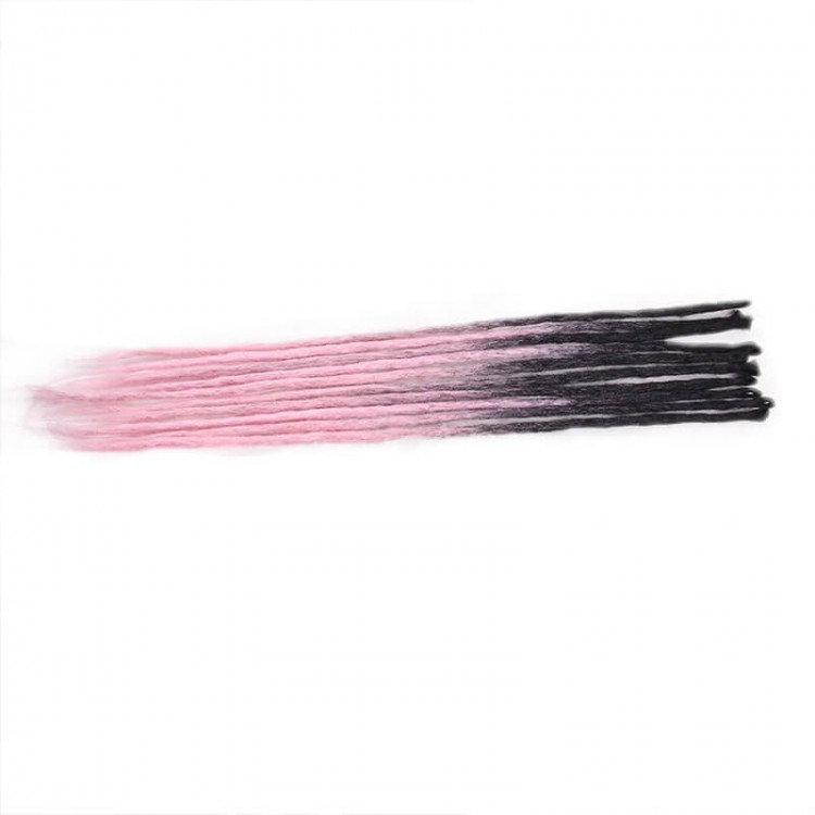 Black/Pink Synthetic Loc