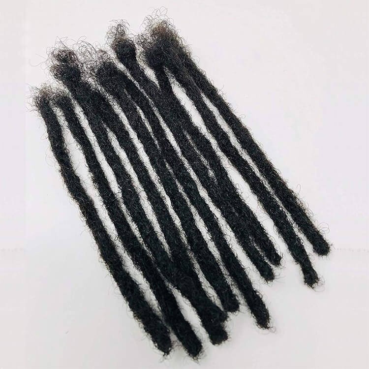 natural black human hair dreadlock extensions