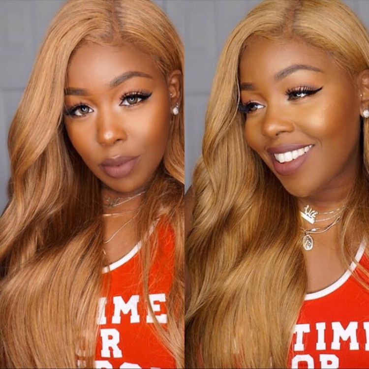 27# blonde lace front wig