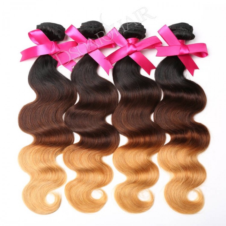  Three Tone Ombre Body Wave Hair