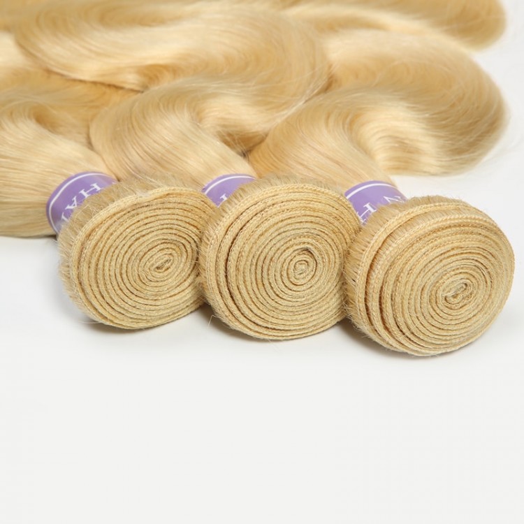 blonde sew in weave