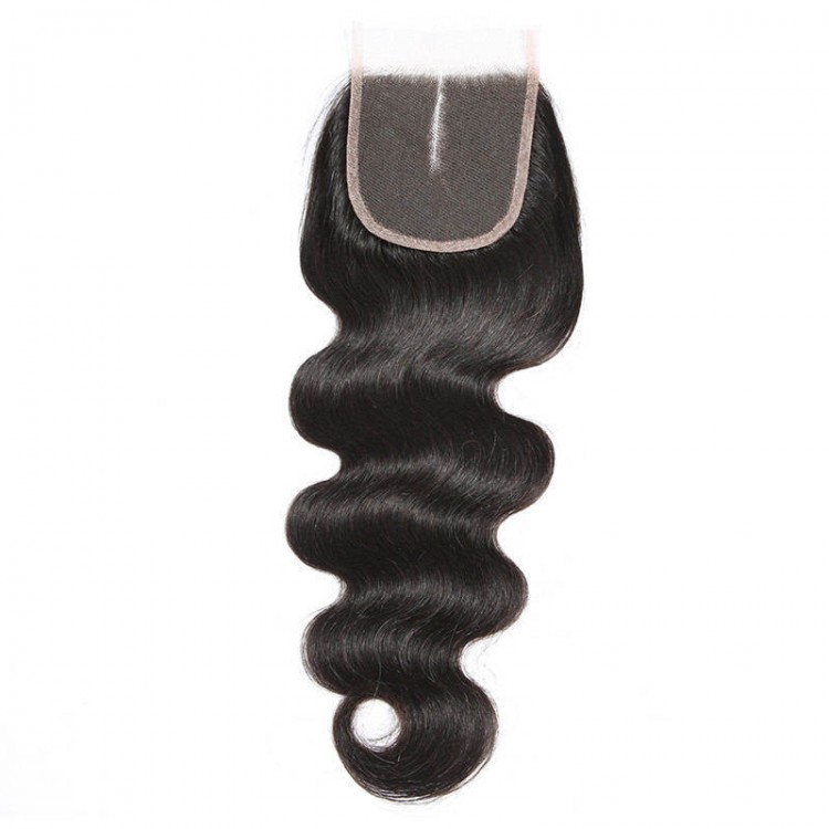 Brazilian body wave hair with closure