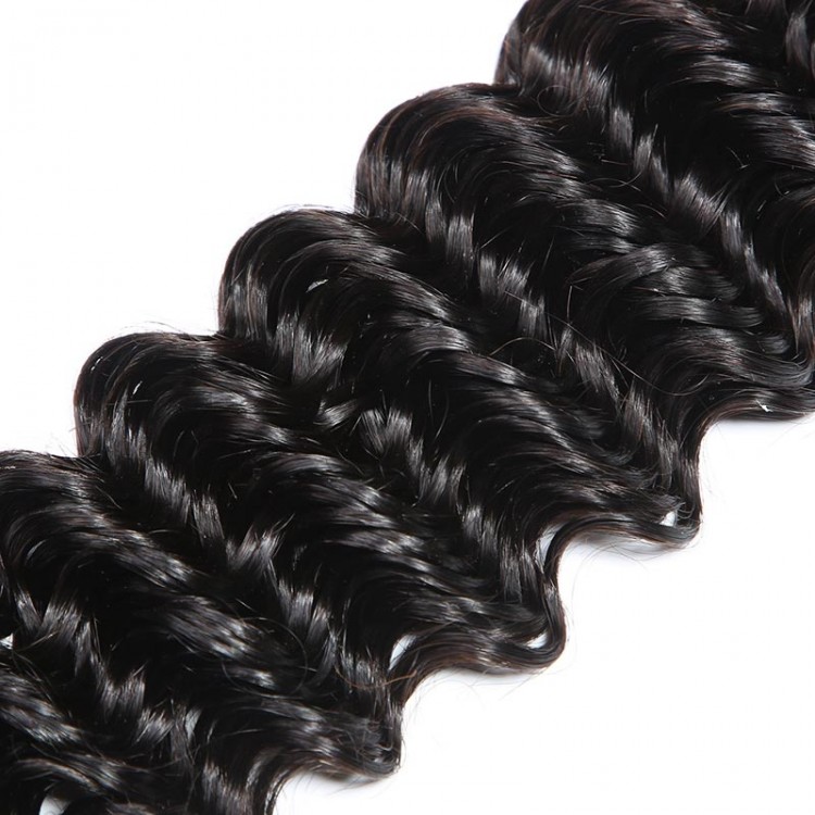 deep wave brazilian hair 3 bundles 100% Virgin Human Hair weft fast  shipping | DSoar Hair