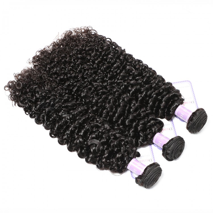 Remy Human Hair 3pcs/pack Curly Hair 