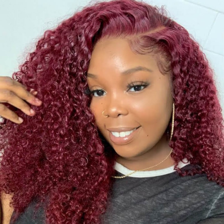 99j curly  lace wig