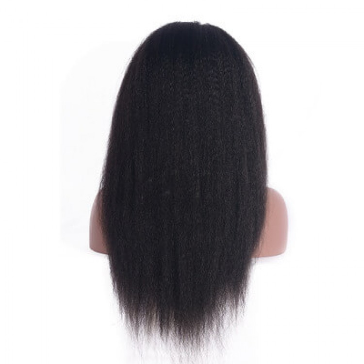 Kinky Straight Hair Lace Front Wig