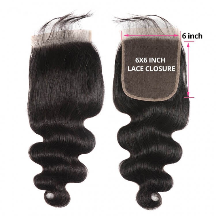 Dsoar Hair Best Quality Body Wave 6x6 Medium Brown Lace Virgin Human Hair  Closure On Deals | DSoar Hair