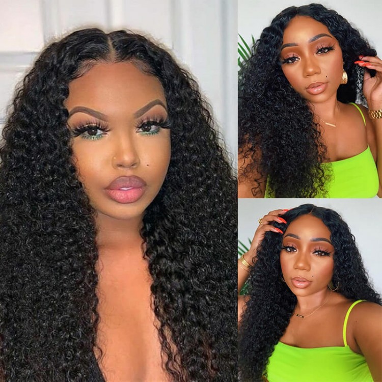 lace front wig curly hair