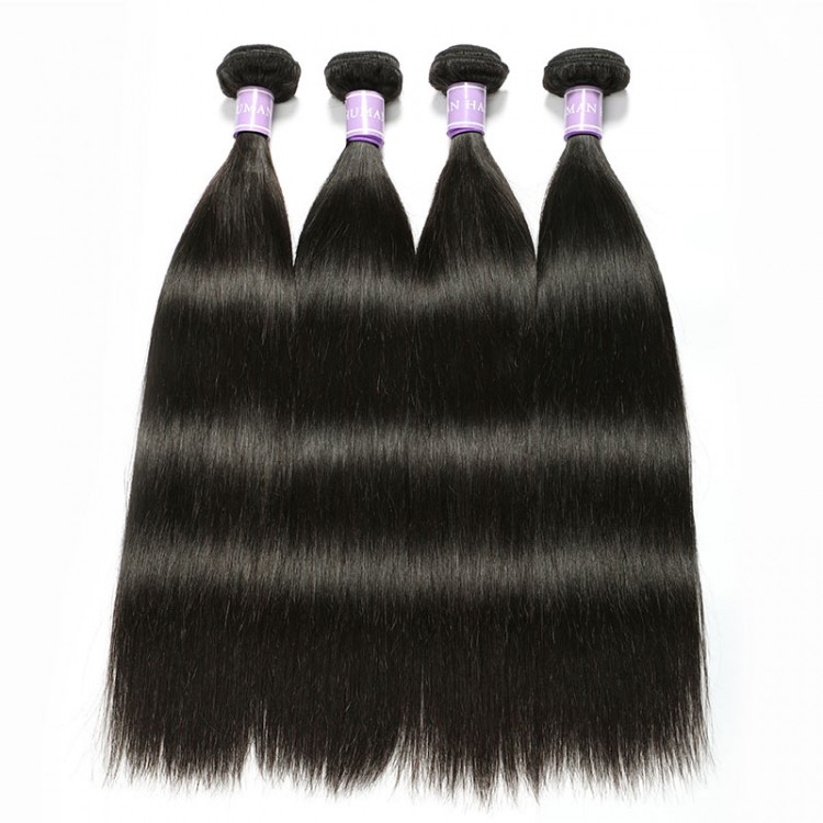 Malaysian straight hair bundles