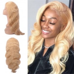 Body Wave 613 Blonde Wig Human Hair Lace Front Wig