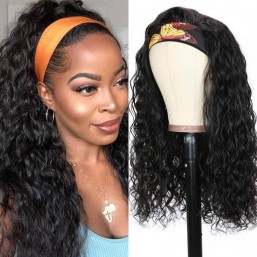 natural wave headhand wigs