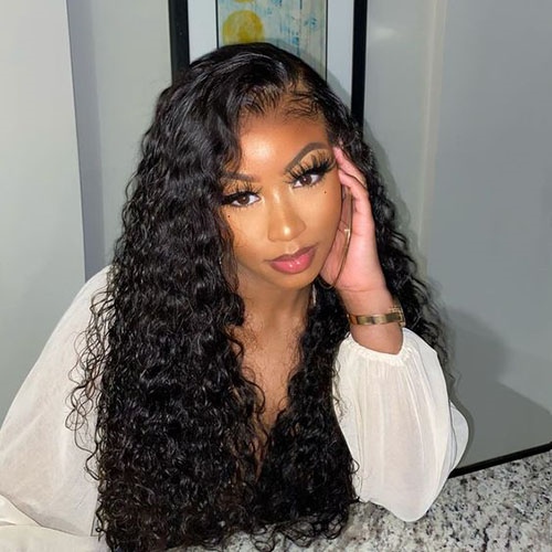Lace closure wig is easy to install