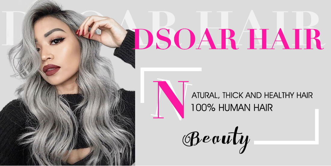 T1B/Grey Ombre Body Wave Colored Hair