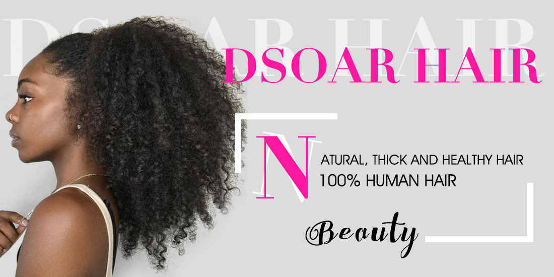 Indian Afro kinky curly hair