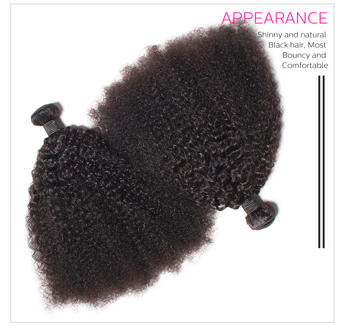 kinky curly Afro weave