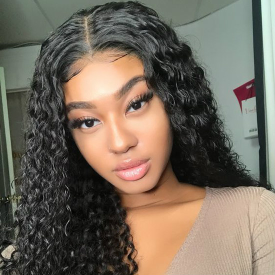 natural wave lace front wigs