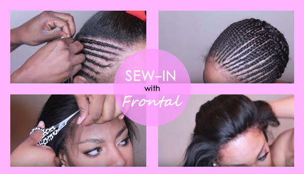 How To Sew In With a Lace Frontal?